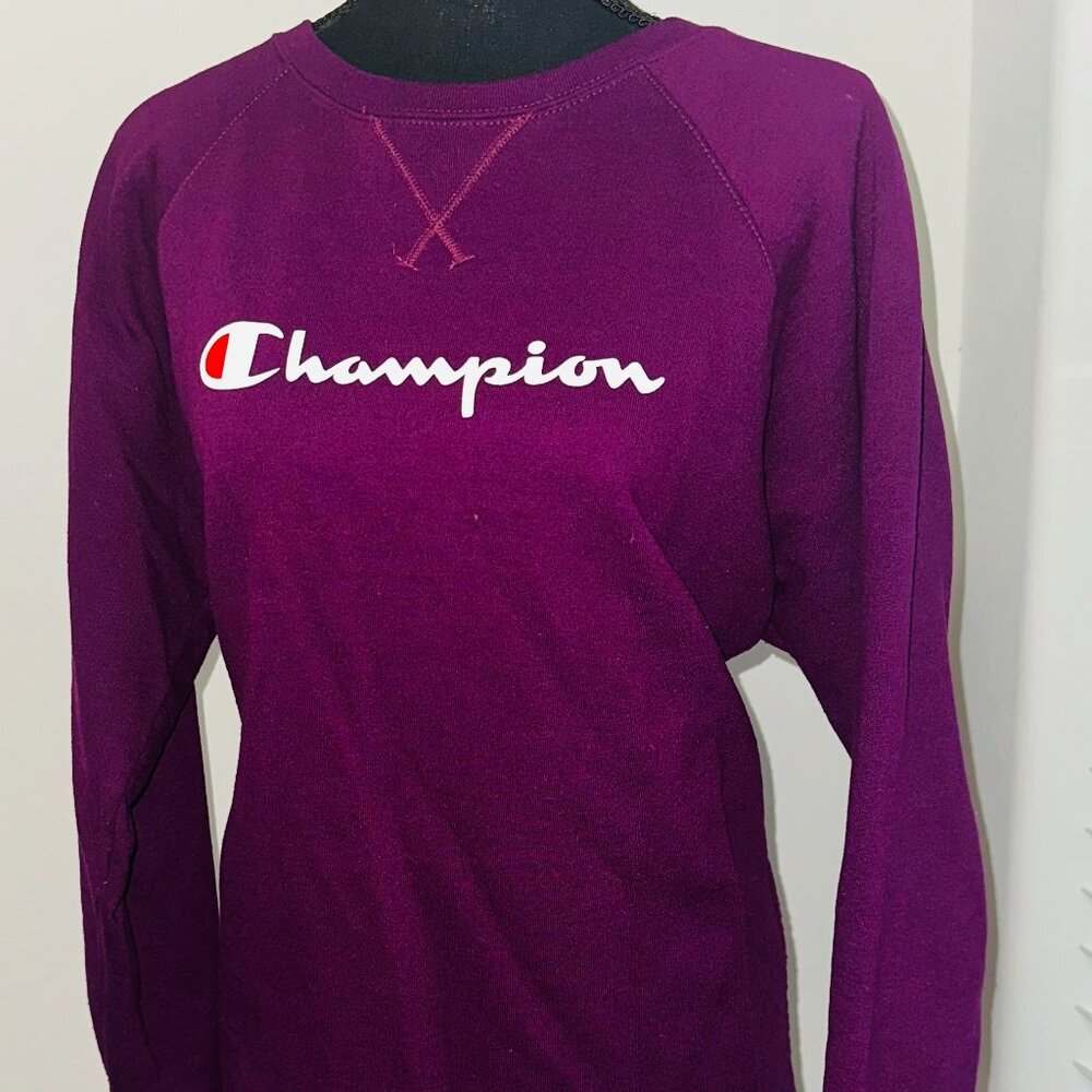 Plum Champion Crewneck Sweatshirt